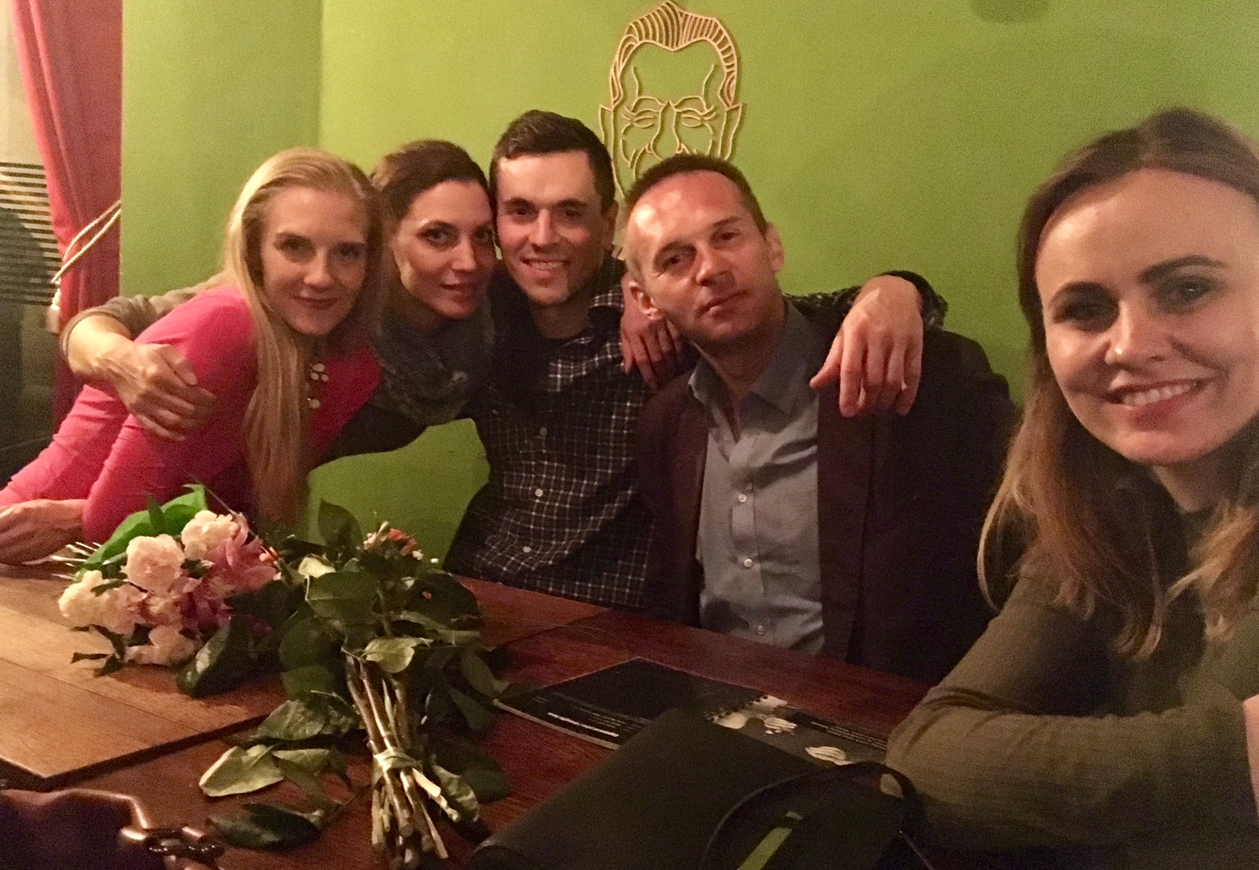 S kamošmi z divadla